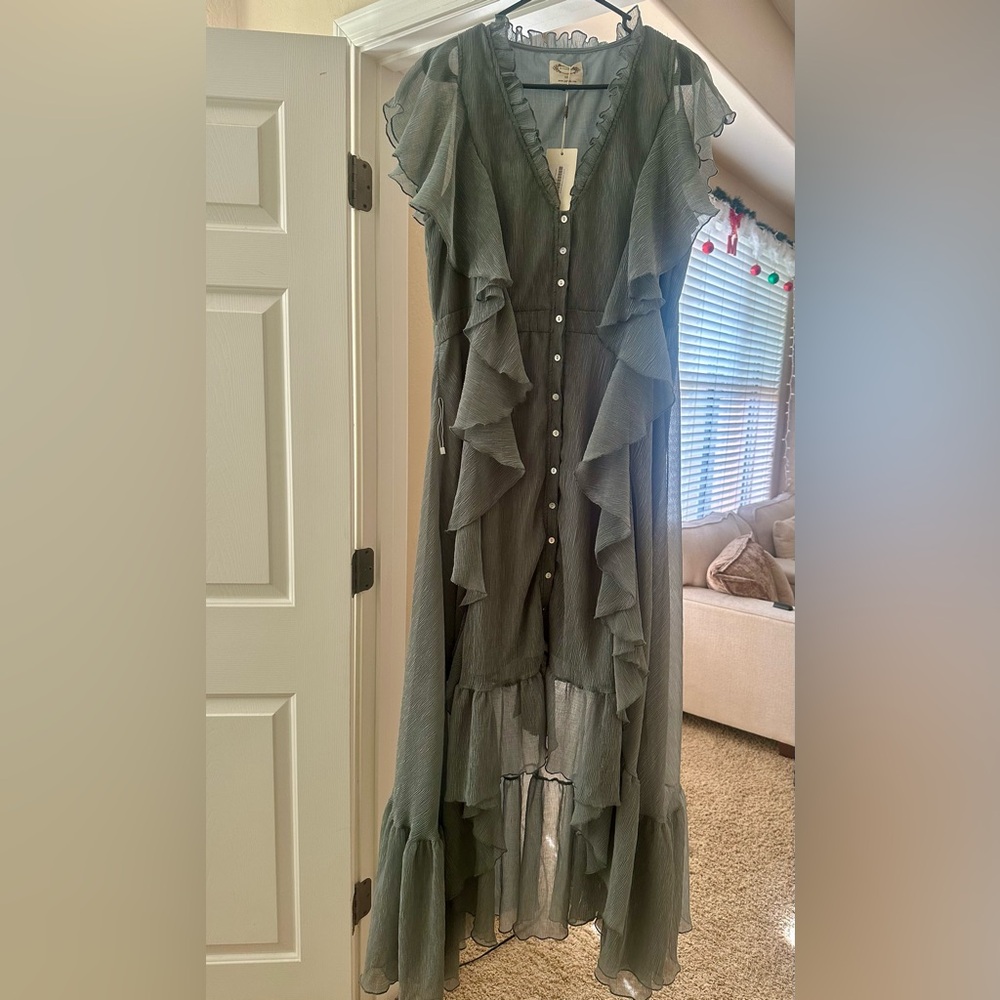 Joyfolie High Low Ruffled Dress